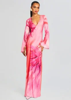 Retrofete Abira Long Dress Pink Online