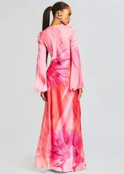 Retrofete Abira Long Dress Pink Discount