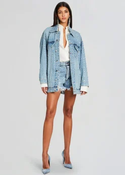 Retrofete Ace Embellished Denim Jacket Tangier Discount