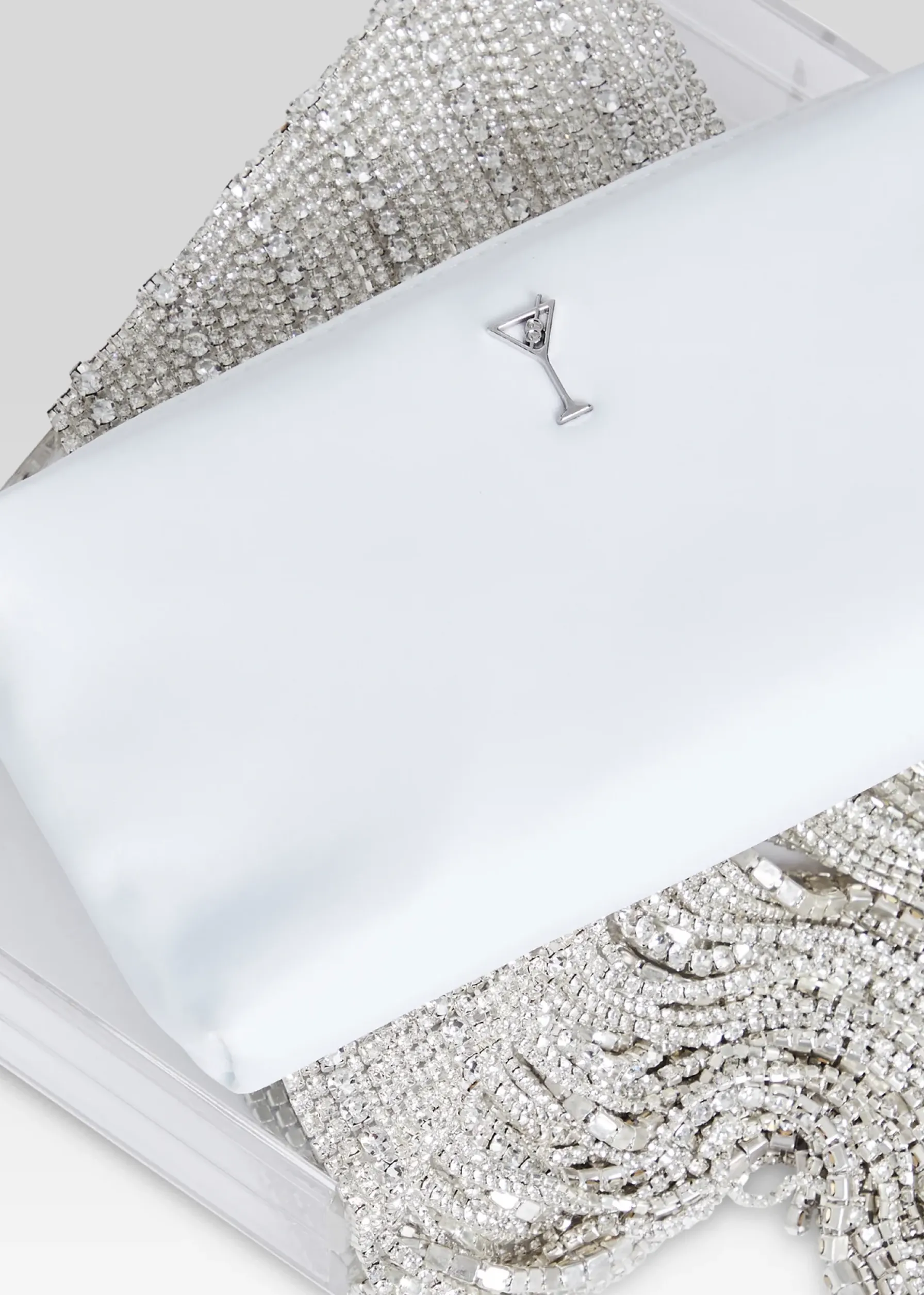 Retrofete Adley Crystal Bag Clear/Silver Shop
