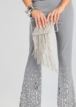 Retrofete Adley Crystal Bag Clear/Silver Discount