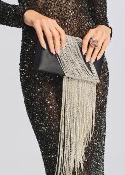 Retrofete Adley Crystal Bag Black/Silver Online
