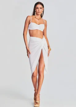 Retrofete Agam Bikini Top White Best