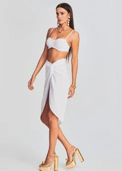 Retrofete Agam Skirt White Cheap