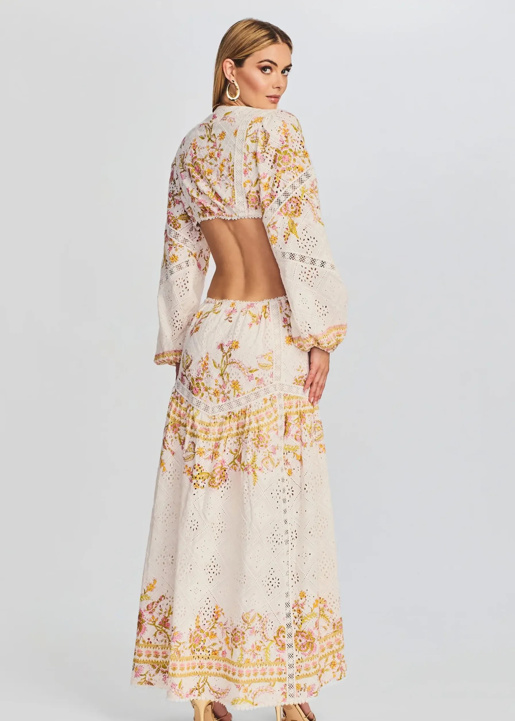 Retrofete Aira Long Dress Off White Flash Sale
