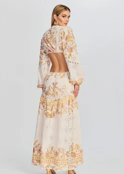 Retrofete Aira Long Dress Off White Shop