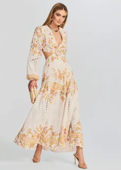 Retrofete Aira Long Dress Off White Shop