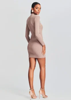 Retrofete Aislinn Dress Metallic Satellite Clearance