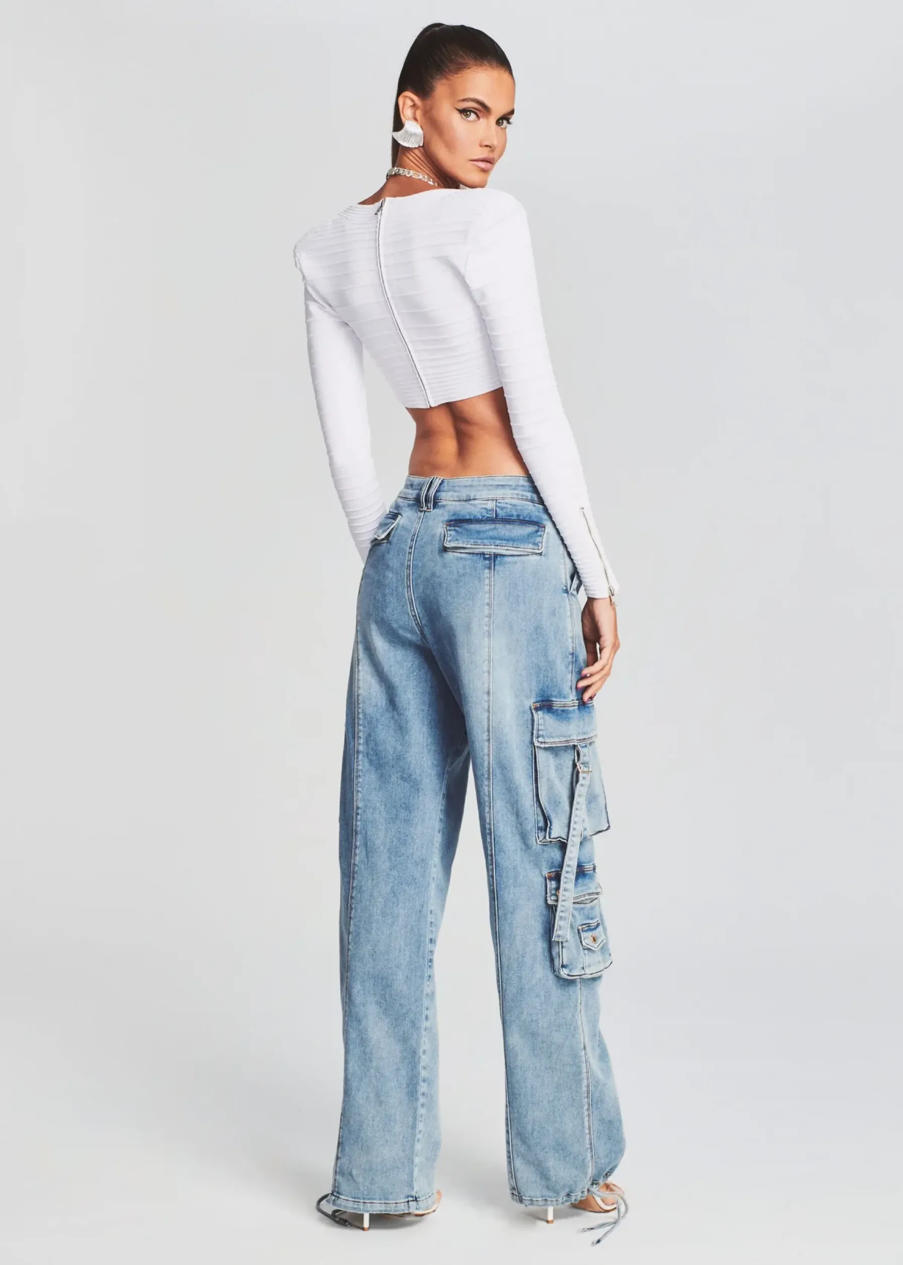 Retrofete Alejandra Cargo Pant Vintage Celeste Online