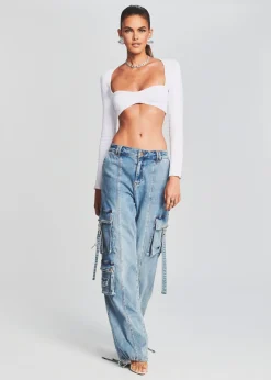 Retrofete Alejandra Cargo Pant Vintage Celeste Online