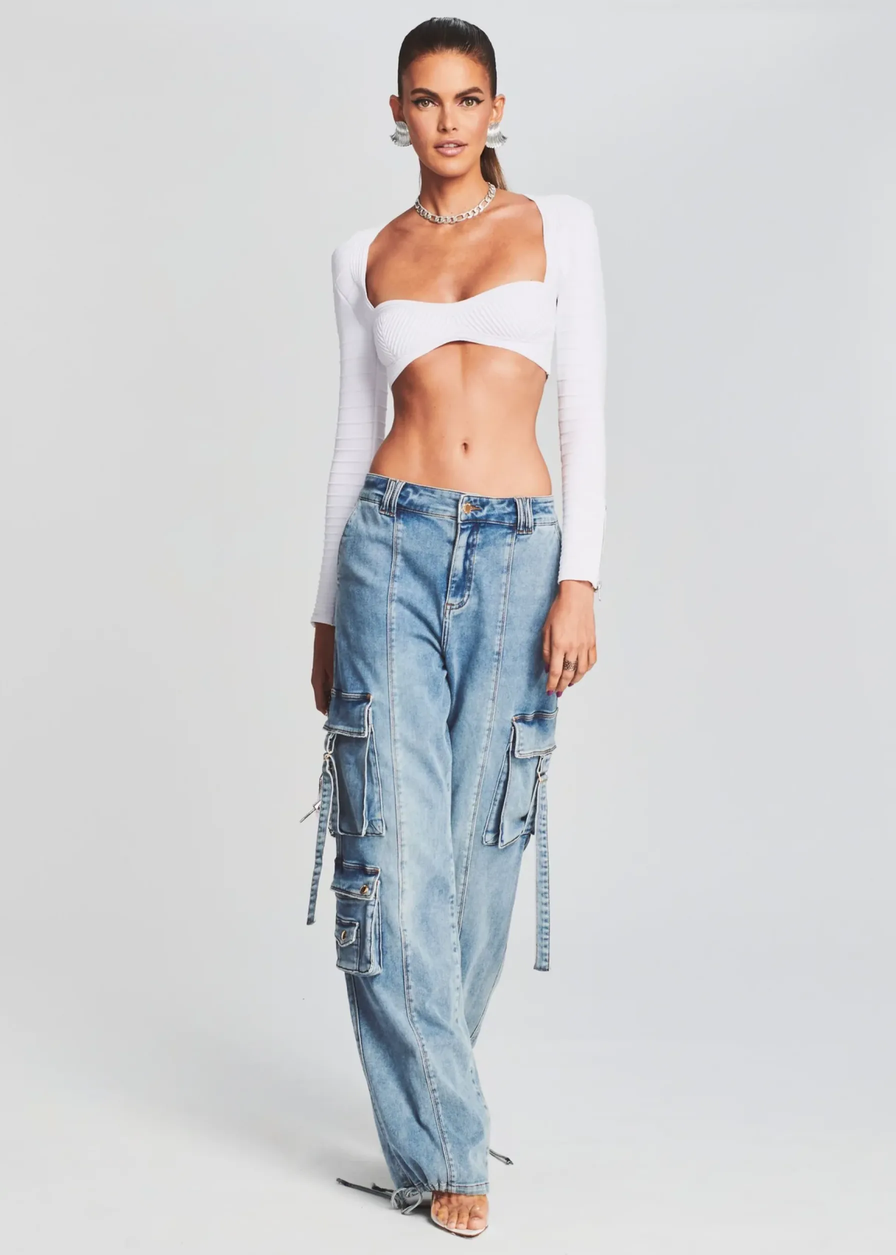 Retrofete Alejandra Cargo Pant Vintage Celeste Online