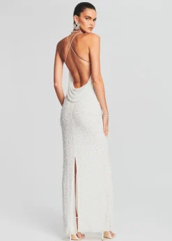 Retrofete Alice Sequin Dress White Online