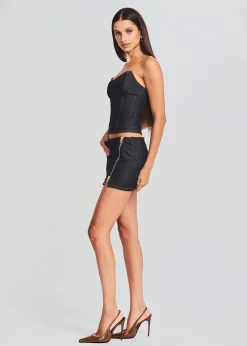 Retrofete Allie Denim Top Rinse Best