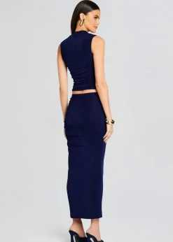 Retrofete Alma Skirt Navy Hot