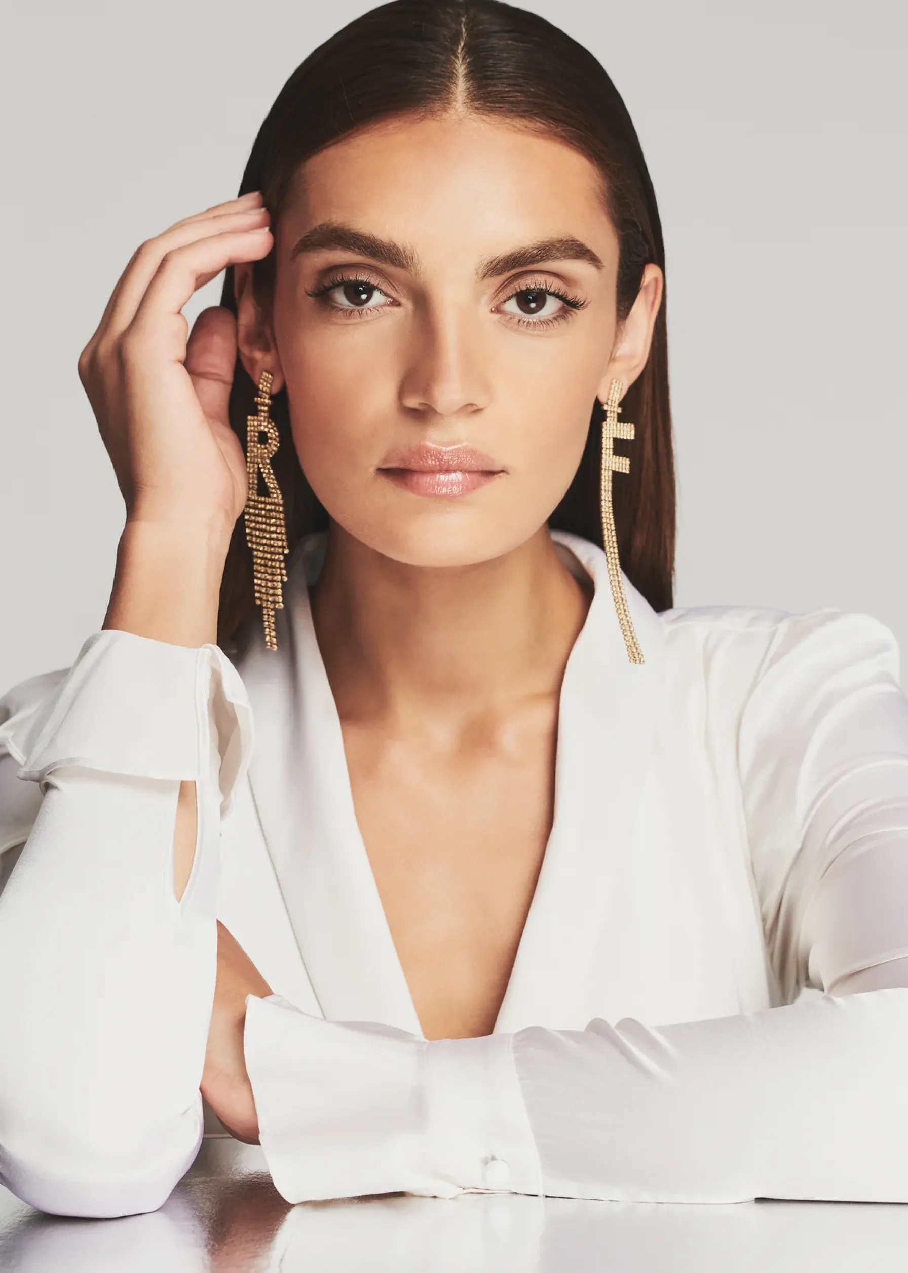 Retrofete Alphabet Earring Gold Shop