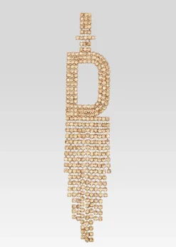 Retrofete Alphabet Earring Gold New