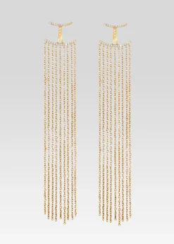 Retrofete Amber Earrings Gold Clearance