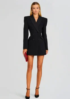 Retrofete Amberly Blazer Dress Black Fashion