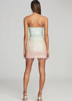 Retrofete Anastasia Sequin Dress Feather Cheap
