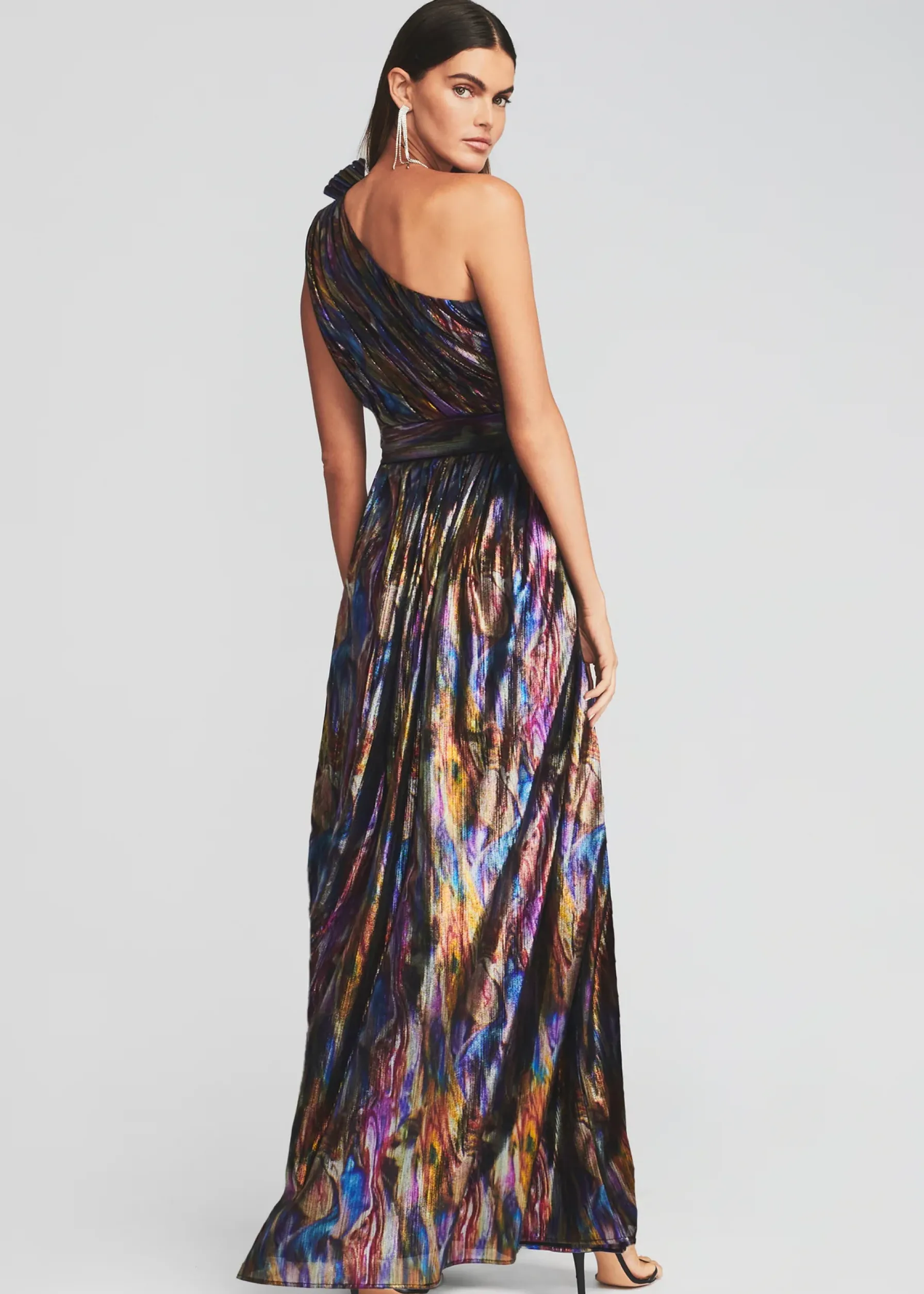 Retrofete Andrea Maxi Dress Oil Spill Outlet
