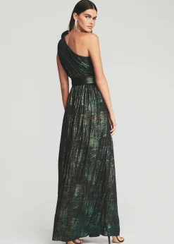 Retrofete Andrea Maxi Dress Green Print Best