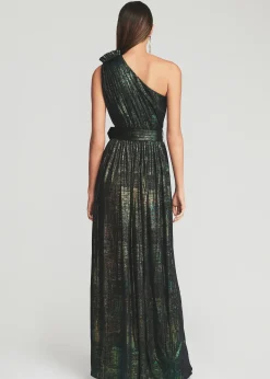Retrofete Andrea Maxi Dress Green Print Best