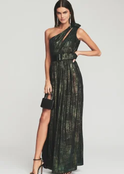 Retrofete Andrea Maxi Dress Green Print Best