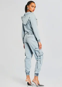 Retrofete Annina Jumpsuit Coastline Terry New