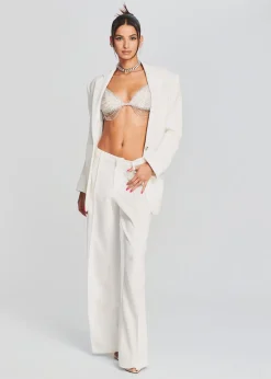 Retrofete Antonia Pant White Clearance