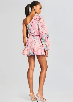 Retrofete April Mini Dress Pink Floral Cheap