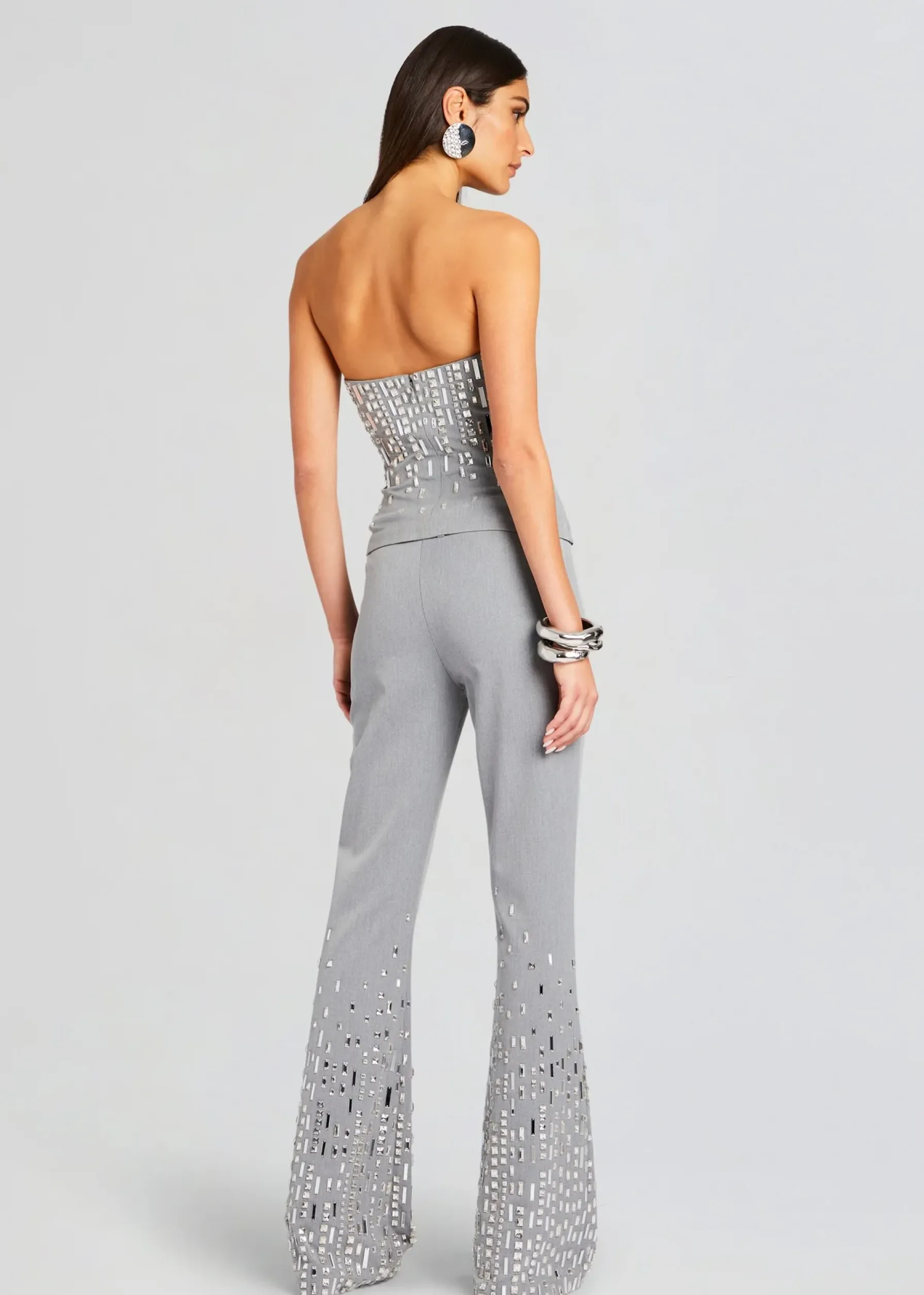 Retrofete Aram Embellished Pant Gray/Silver Best Sale