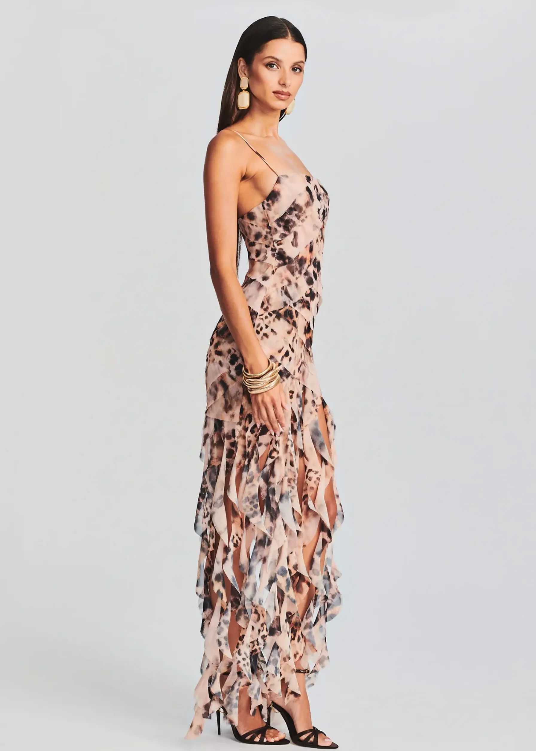 Retrofete Aria Dress Vintage Cheetah Cheap