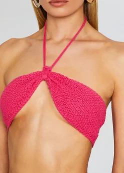 Retrofete Aria Knitted Top Hot Pink Fashion