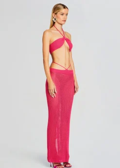 Retrofete Aria Knitted Top Hot Pink Fashion