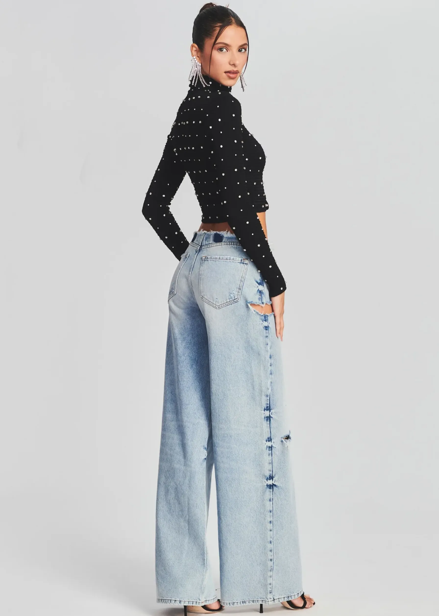 Retrofete Aston Wide Leg Jean Coastline Cheap