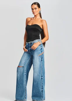 Retrofete Aston Wide Leg Jean Bayside Best