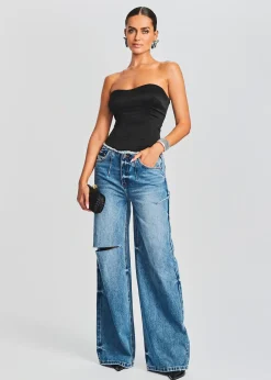 Retrofete Aston Wide Leg Jean Bayside Best