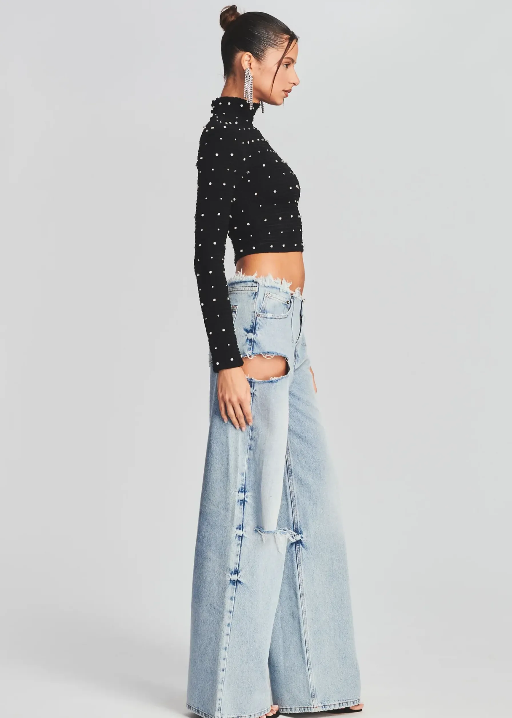 Retrofete Aston Wide Leg Jean Coastline Best Sale