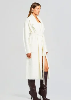 Retrofete Athena Boucle Robe Winter White Store