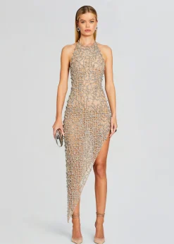 Retrofete Audacia Embellished Dress Silver Shop