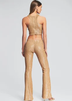 Retrofete Audra Sequin Knit Top Nude Online