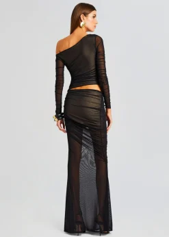 Retrofete Aura Dress Black/Nude Discount