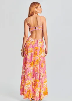 Retrofete Auril Long Dress Pink Online