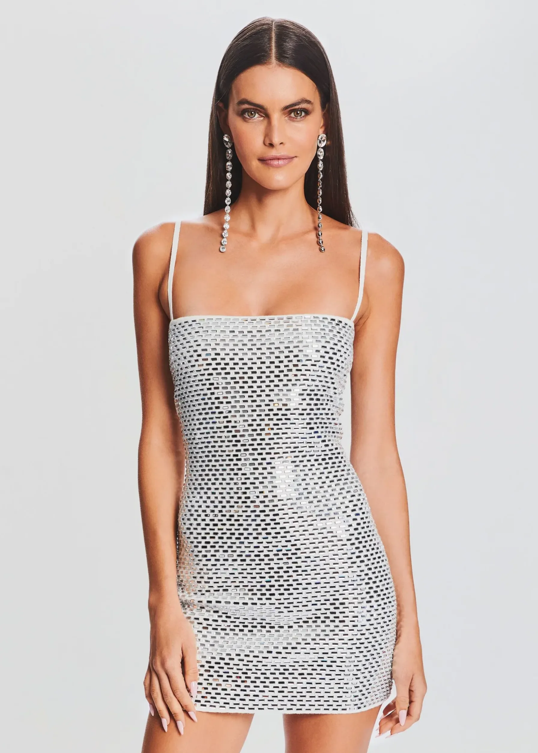 Retrofete Avanyah Embellished Knit Dress White Flash Sale