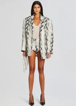 Retrofete Aven Leather Short Neutral Snake Shop