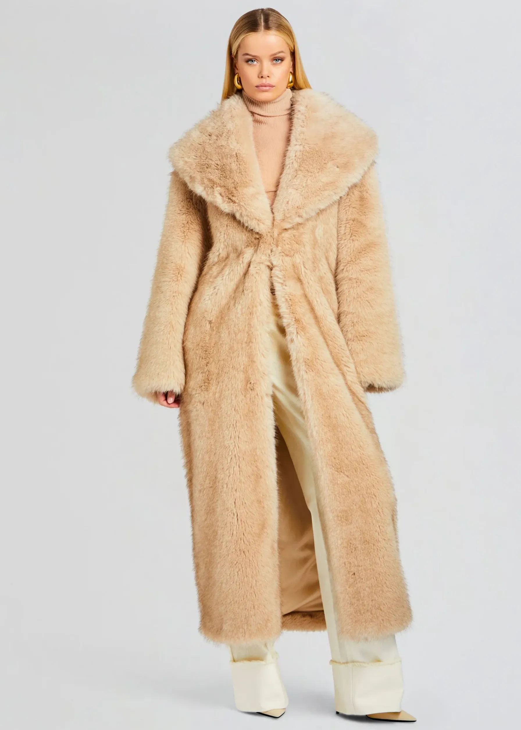 Retrofete Averie Faux Fur Coat Tannin Best