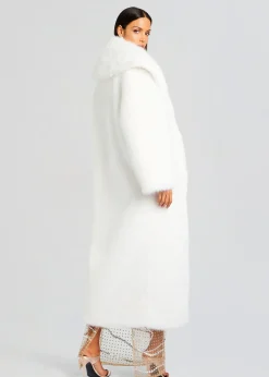 Retrofete Averie Faux Fur Coat White Online