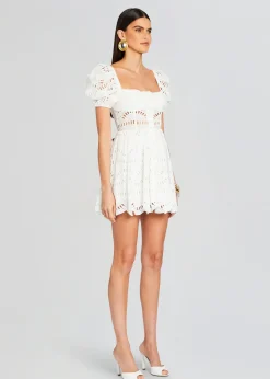Retrofete Ayiak Short Dress White Samoa Fashion