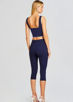 Retrofete Basha Bra Top Navy Discount