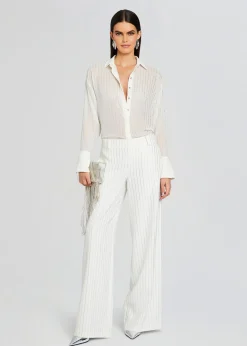 Retrofete Baylor Embellished Pant White Cheap